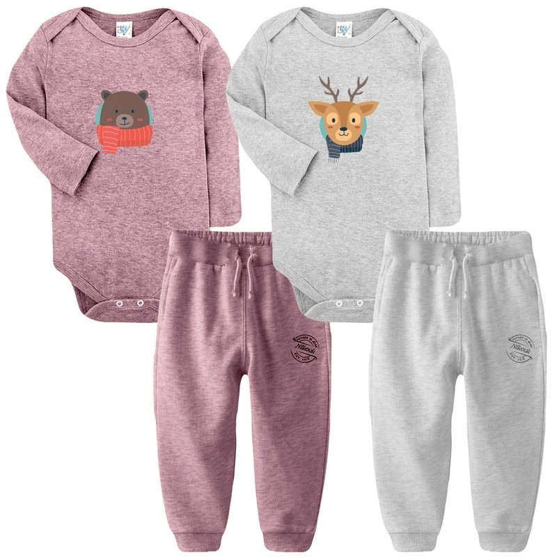 بادی و شلوار پک دو عددی ( 4 تکه )